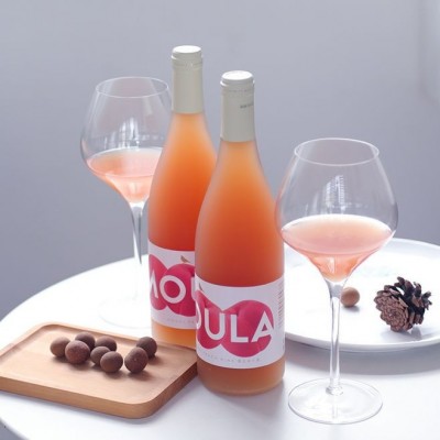 慕拉低度果酒桃子酒桃红葡萄酒甜型甜红酒甜味少女生喝甜酒批发图4