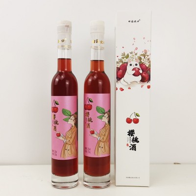 樱桃酒375ML发酵果酒12度玫瑰酒葡萄酒女士低度甜酒少女果酒微醺图3