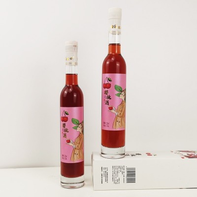 樱桃酒375ML发酵果酒12度玫瑰酒葡萄酒女士低度甜酒少女果酒微醺图2