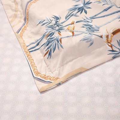 富安娜家纺四件套全棉纯棉被套床单三件套宿舍床上用品秋冬新品图2