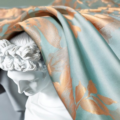 富安娜家纺四件套1.8m双人被套床单提花床上用品套件秋日诗语图2