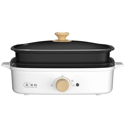 家用电火锅烤肉烧烤一体锅电煮锅早餐锅分体锅多功能料理锅 1件图4