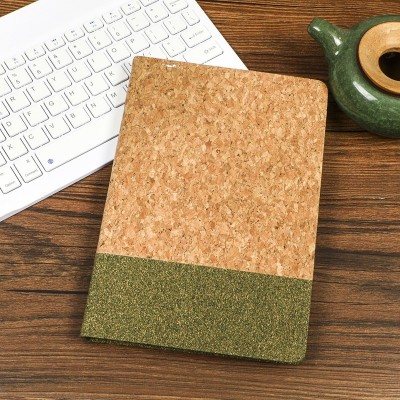 环保礼品商务办公咖啡渣笔记本绿茶记事本A5礼盒套装可定再生FSC 2本图5