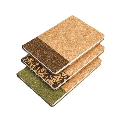 环保礼品商务办公咖啡渣笔记本绿茶记事本A5礼盒套装可定再生FSC 2本图4