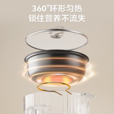 礼品出口6L大容量大火锅煎烤炖煮一体锅电煮锅多功能大锅电热火锅 1件图3