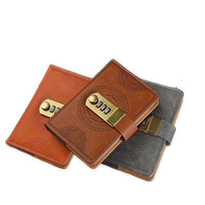 跨境爆款密码本A7开学季礼品密码锁笔记本学生安全密码日记本特惠 2件图5