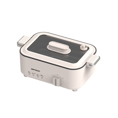 德国品牌Zemkon电火锅一体炒菜电炒锅家用不粘多功能3-4人电煮锅 1台图4