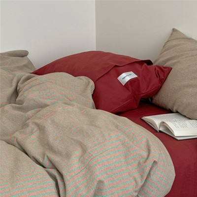 A类2025年新款塞西莉亚复古风博主风纯棉全棉水洗棉卧室四件套 1套图3