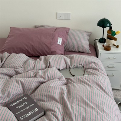 A类2025年新款塞西莉亚复古风博主风纯棉全棉水洗棉卧室四件套 1套图2