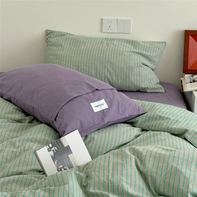 A类2025年新款塞西莉亚复古风博主风纯棉全棉水洗棉卧室四件套 1套图4