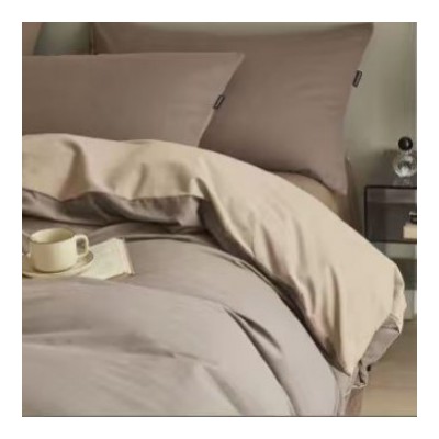 高端加厚全棉纯棉四件套磨毛裸睡母婴级床单被套罩宿舍床笠三件套 1套