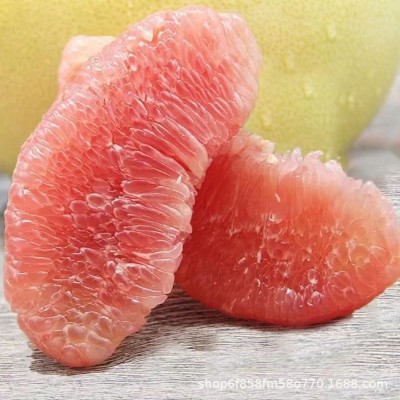 广西红心蜜柚三红蜜柚平和蜜柚皮薄多汁当季新鲜水果现货整箱批发 5-6斤图3