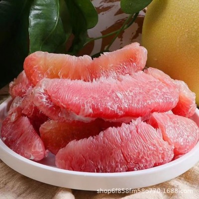 广西红心蜜柚三红蜜柚平和蜜柚皮薄多汁当季新鲜水果现货整箱批发 5-6斤图5