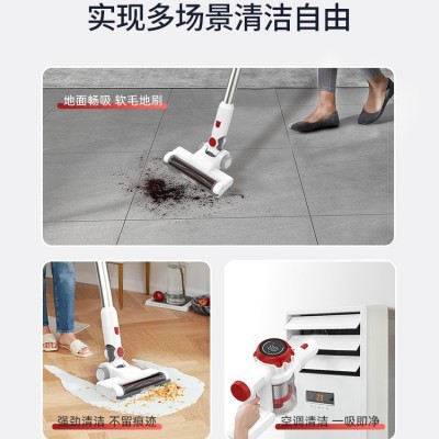 无线吸尘器大吸力手持式吸拖擦地超除螨猫毛小型静音电动除螨神器图2