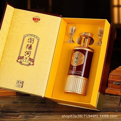 浏阳河酒柔和50 52度浓香型白酒水礼盒装500毫升6瓶 整箱批发代发图2