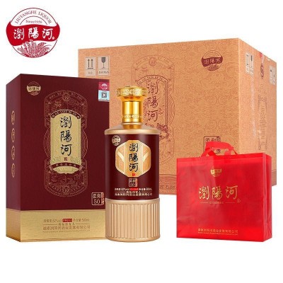 浏阳河酒柔和50 52度浓香型白酒水礼盒装500毫升6瓶 整箱批发代发图4