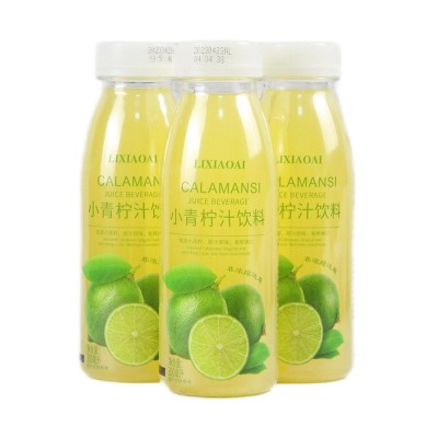包邮李小艾小青柠汁饮料网红休闲饮品果蔬汁原汁原味300ml瓶装图5