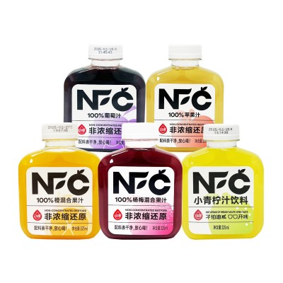 动康NFC葡萄汁325ml瓶装草莓汁还原100%苹果橙汁杨梅果汁饮料青柠图5