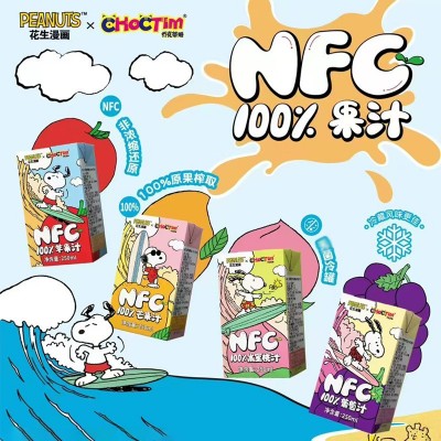 乔克蒂姆史努比NFC果汁饮料250ml芒果葡萄苹果水蜜桃汁饮品果蔬汁图3