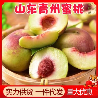 正宗山东青州蜜桃5斤整箱新鲜应季水果3批发包邮10当季毛桃脆桃子