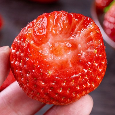 正宗四川大凉山红颜99草莓5斤当季新鲜水果10批发包邮3斤牛奶草莓图3
