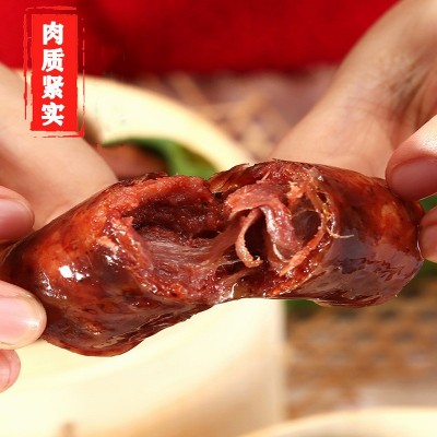 烟熏正宗麻辣香肠湖南湘西土特产自制腊肠土猪四川腊肠非晒干 1件图3