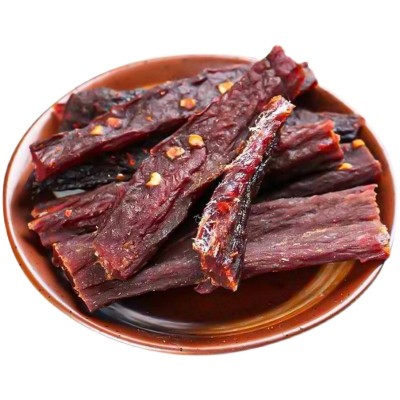 风干猪肉干肉脯手撕肉干美食节展销会农家自制五花肉纯肉五香 2份图5