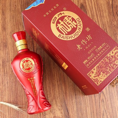 厂家直销白水杜康浓香型固态酿造白酒送礼团购批发一件代发白酒图3