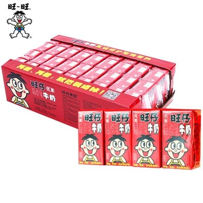 旺仔牛奶125ml*36盒小包装旺旺儿童饮品官方旗舰店同款礼盒装整箱图5