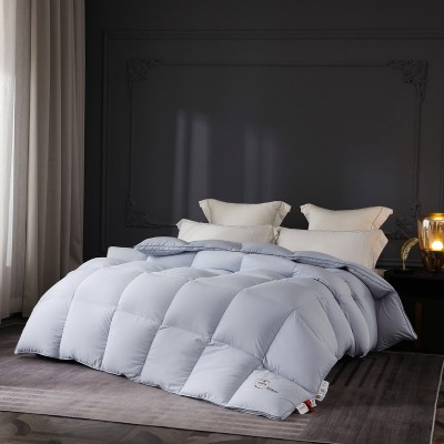 高端轻奢95%雪雁绒羽绒被手工精挑绒朵单人双人加厚被芯结婚送礼 1件图5