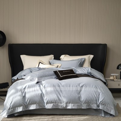 轻奢优雅140支全棉四件套金银丝高端被套大气可送礼亲肤四季床品 1套图5