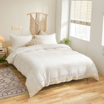 跨境亚马逊簇绒手工工艺波西米亚被套家纺床上用品三件套外贸批发 30套图2