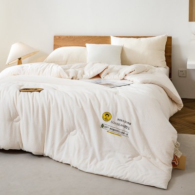 2024A类李官奇大豆被全棉二合一子母被秋冬保暖被子被芯加厚保暖 1床图3