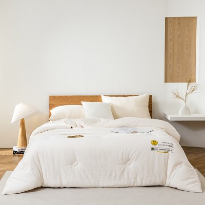 2024A类李官奇大豆被全棉二合一子母被秋冬保暖被子被芯加厚保暖 1床