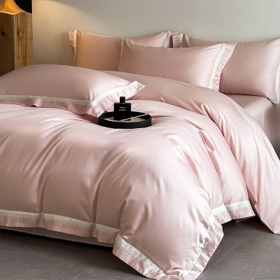 2025新款A类100支新疆长绒棉纯棉全棉四件套轻奢刺绣全棉四件套 1套图5