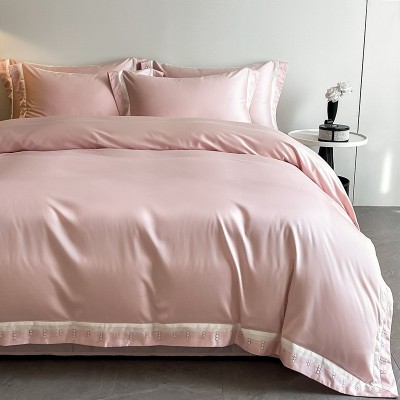 2025新款A类100支新疆长绒棉纯棉全棉四件套轻奢刺绣全棉四件套 1套图3