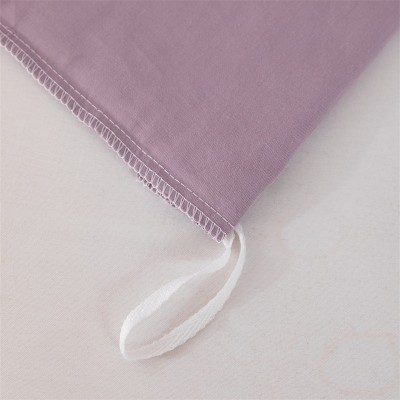 ins风40支被套单件纯棉a类100全棉被罩单件单买民宿纯色被套单件 1套图3