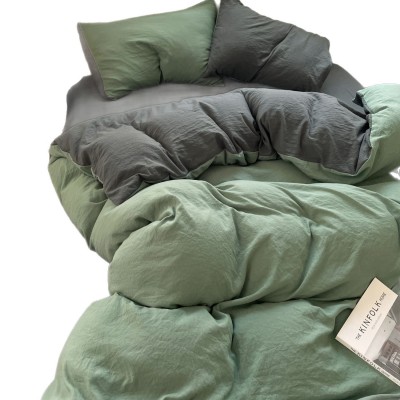 A类母婴级可裸睡超柔水洗磨毛床单四件套床笠被套学生宿舍三件套 1件图4