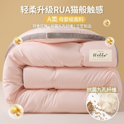 大豆纤维被子冬被棉被芯学生宿舍加厚春秋被褥空调被单人四季通用 1件图3