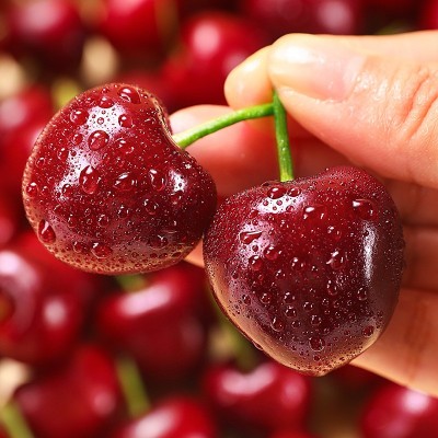 美早大樱桃国产车厘子5斤新鲜水果当季大连3J整箱珍珠孕妇包邮黑图3