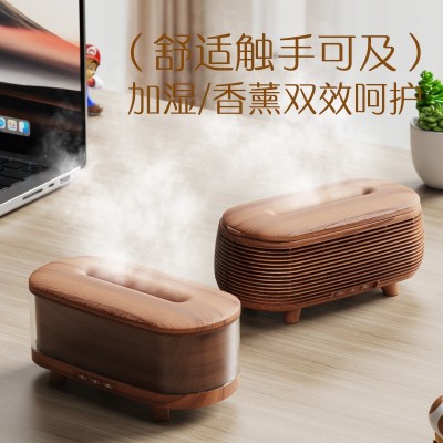 新款跨境七彩氛围灯香薰机办公桌面家用卧室高级感台式迷你香薰 1个图2