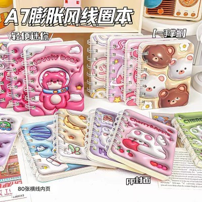 创意卡通可爱迷你笔记本小学生奖品礼物便携口袋线圈本办公本子 1本图3