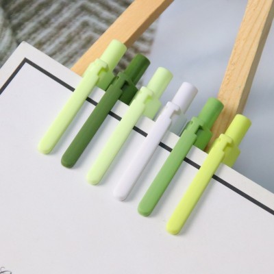 莫兰迪ST头刷题笔学生盒装中性笔套装渐变色笔杆水性笔办公签字笔 1盒图2