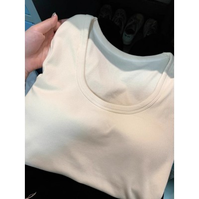 抖音秋冬季加厚绒方领长袖T恤女大码修身内搭保暖百搭打底衫上衣图4