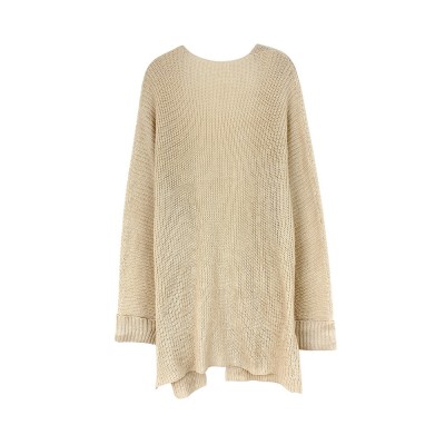 外贸跨境欧美亚马逊源头厂家 女式针织净色长袖开衫外套时尚毛衣图3