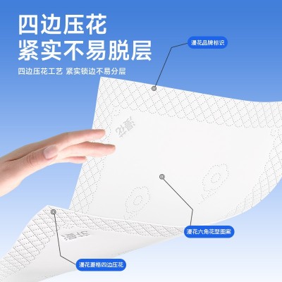 漫花抽纸24包整箱家用实惠装纸面巾原木5层加厚清洁卫生纸批发 1件图2