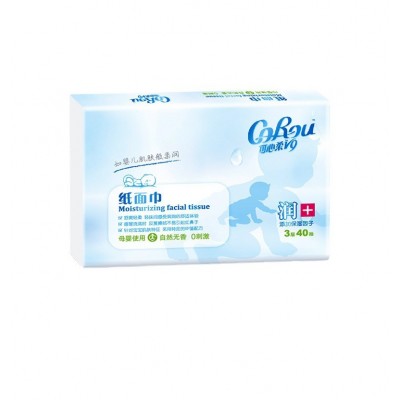 可心柔系列V9乳霜纸婴儿专用柔纸巾宝宝保湿面巾纸新生儿母婴抽纸 3箱图4