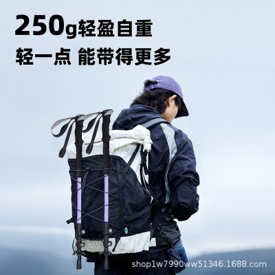 户外登山杖内外锁超轻伸缩拐杖专业爬山装备棍男女儿童杖徒步手杖图5