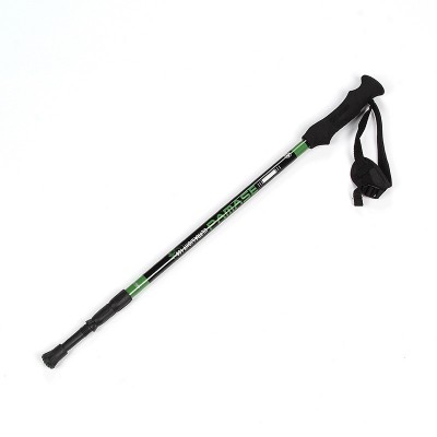 厂家直供新款户外旅游手杖便携直柄徒步爬山拐棍减震铝合金登山杖图5