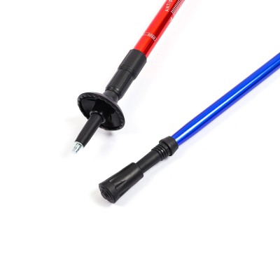 专业户外软木登山杖可伸缩便携铝合金折叠杖直柄手杖徒步爬山拐杖图5